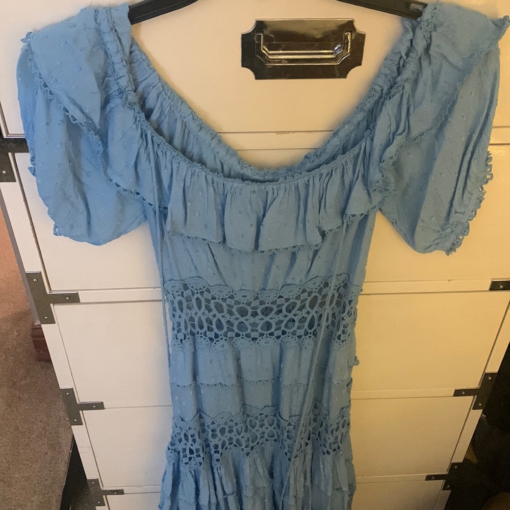 Free People Blue Dress